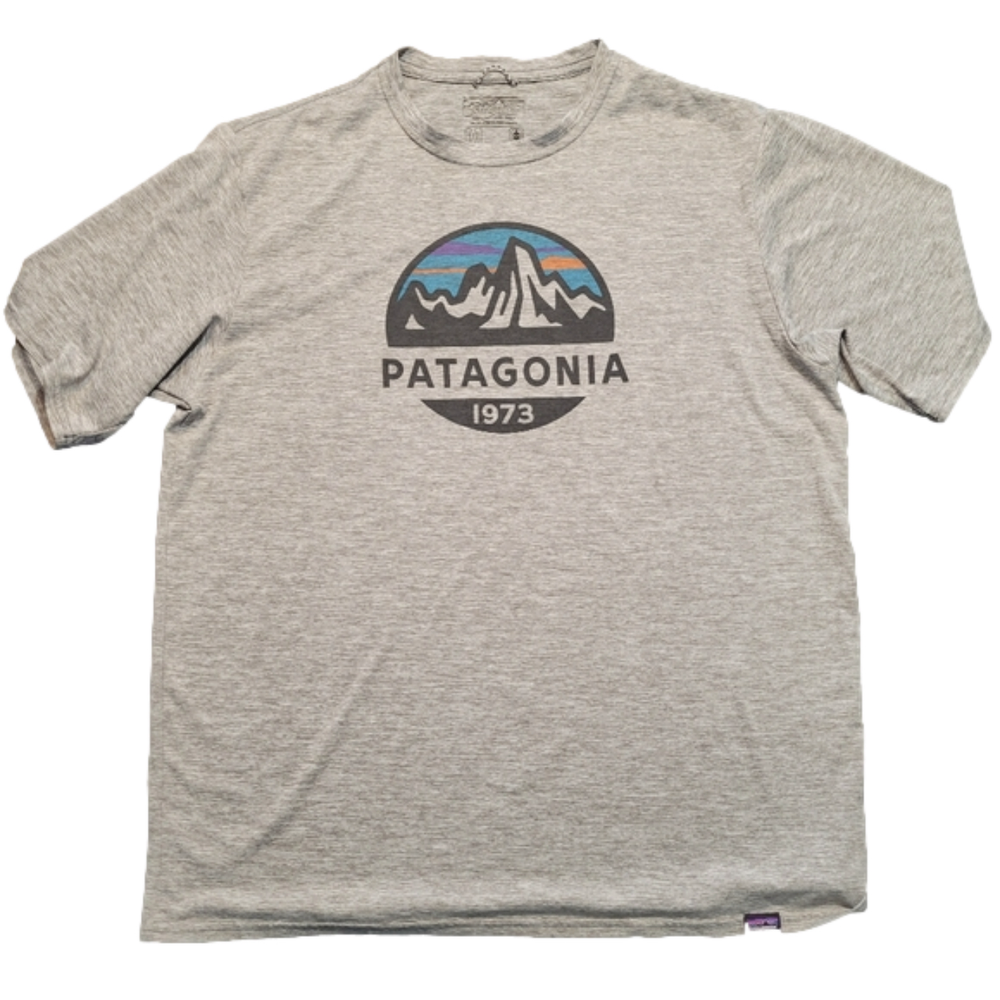 Patagonia Capilene Cool Daily 50+Spf Tshirt Men's M Grey 1973